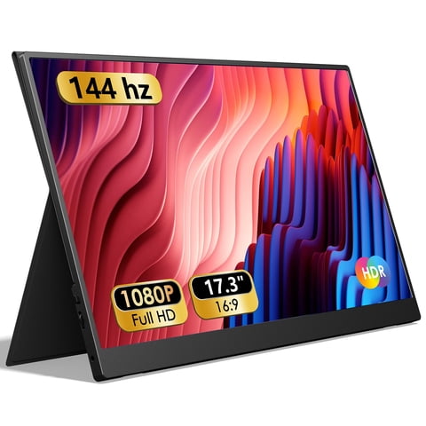 Forhelp - Monitor Portátil Para Help De 17,3"" 1080P Fhd 144