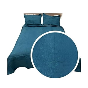 Fei Ya - Cubrecama Quilt De Verano 2 Plazas Bordado A1