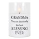 thumbnail image 1 of Vaso Elanze Designs Grandma You Are A Blessing de 10 x 7 cm, 1 of 4
