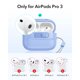 thumbnail image 2 of Funda ESR MagSafe Light Blue para AirPods Pro 3 (2025), 2 of 9