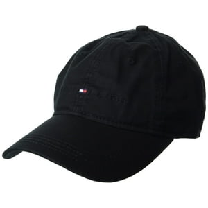 Gorra De Béisbol Con El Logotipo De Tommy Hilfiger Para Hombre, Color Negro Oscuro
