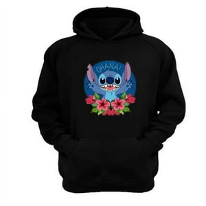 Genérico - Polerón Canguro Extraterrestre Azul Negro Talla L Unisex