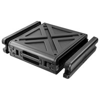 Rack Case Odyssey Vulcan Series 2U Resistente A Impactos, Color Negro