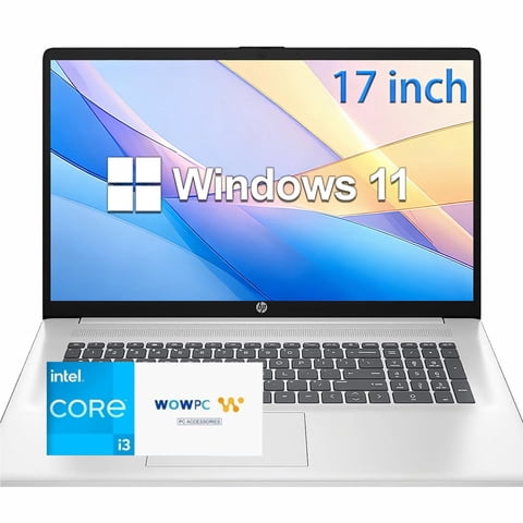 Ordenador Portátil Hp Intel I3 De 17,3 Pulgadas, 8 Núcleos,