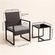 thumbnail image 3 of Juego Terraza Alessia 2 Sillones Ratán Mesa Vidrio Y Cojines Gris, 3 of 8
