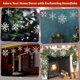 thumbnail image 2 of Set de adornos navideños ShalinIndia con forma de copo de nieve, hierro y vidrio, 2 of 9