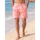 thumbnail image 4 of INSPIRE CHIC Pantalones Cortos de Playa con Estampado de Hojas Tropicales para Hombre, Forrados y con Cordón, L Rosa, 4 of 5