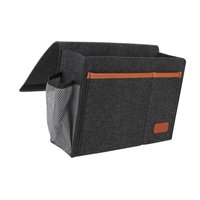 Bothyi - Organizador De Mesita De Noche Para Debajo Del Colchón, Para Llaves, Teléfono Y Sofá, Color Gris Oscuro