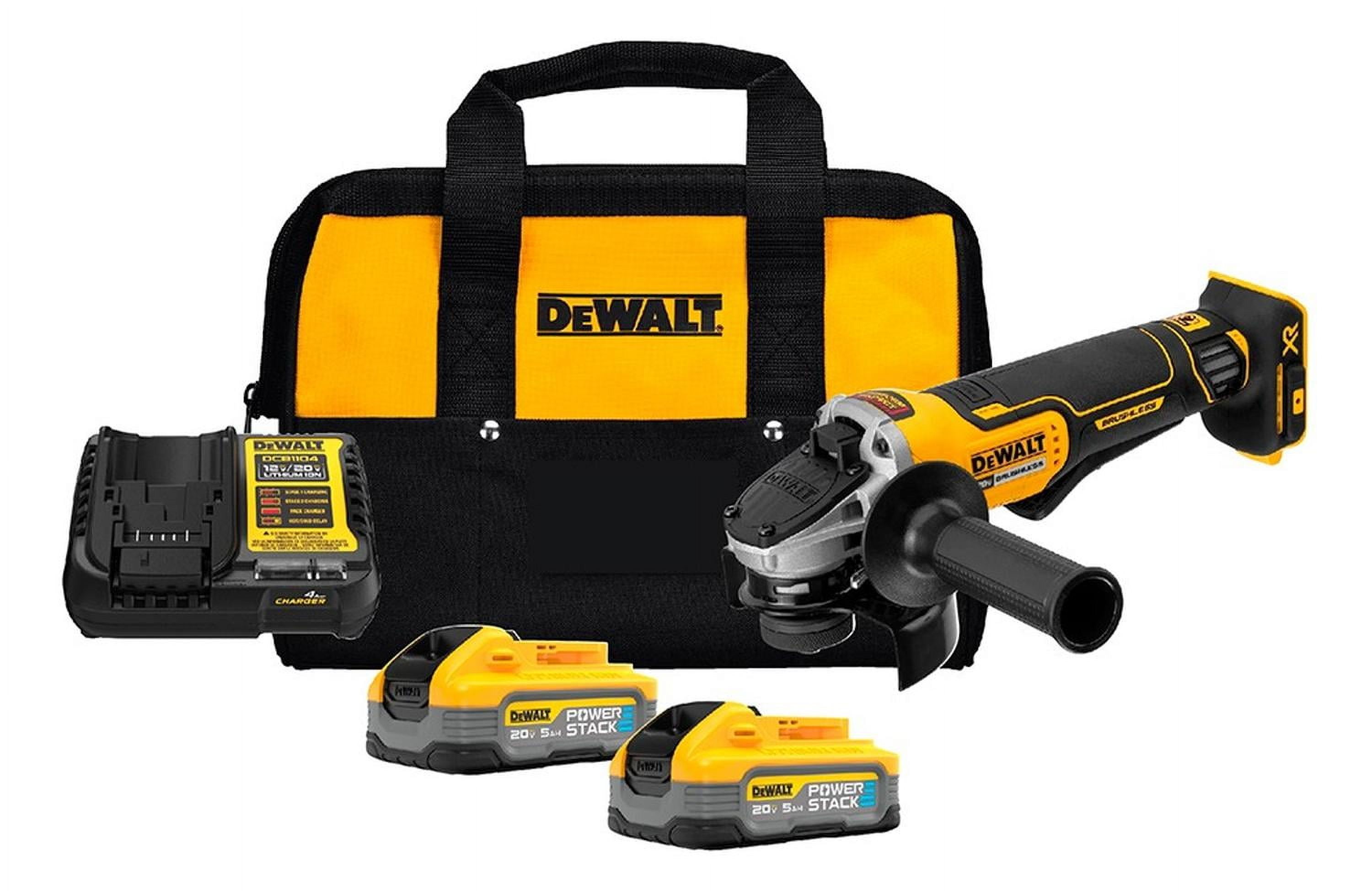 Esmeril Angular Dewalt Dcg413H2-B2 4 1/2 20V Xr - 2 Batería Amarillo