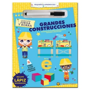 El Gato De Hojalata - Libro Juega Y Borra: Grandes Construcciones