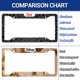 thumbnail image 3 of Marco para placa de matrícula Qilerongrong 31 × 16 cm estampado leopardo – Pack de 2, 3 of 7
