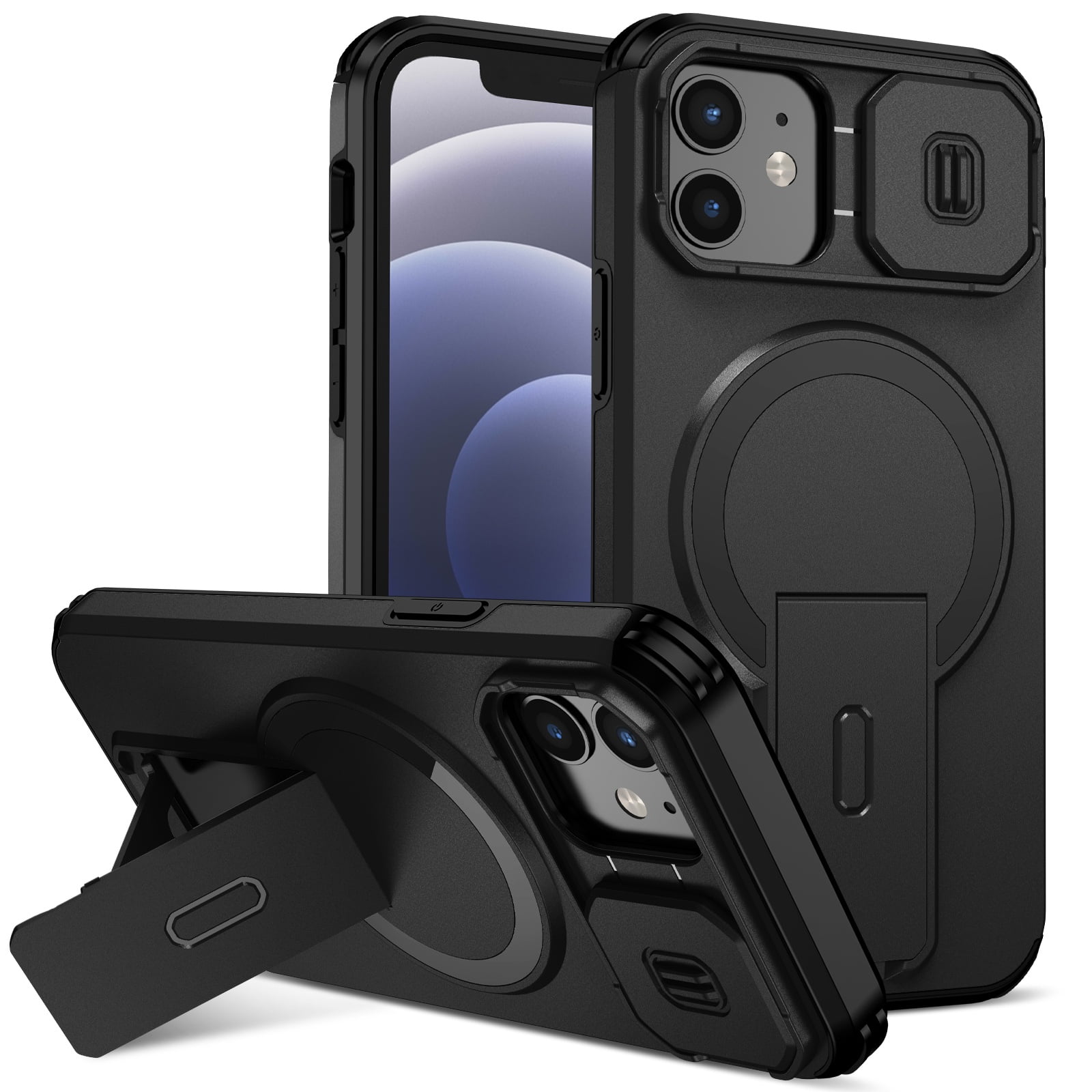 Funda Foxdock Para Iphone 12/12 Pro – Magnética Antigolpes Con Soporte Y Protección Doble