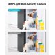 thumbnail image 5 of Cámara de seguridad LaView Bulb 4MP 360° 2K WiFi 5G Alexa, 5 of 9