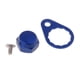thumbnail image 5 of carrete de pesca manejar piezas de reparación tornillo de carrete baitcasting azul - mano izquierda, 5 of 5