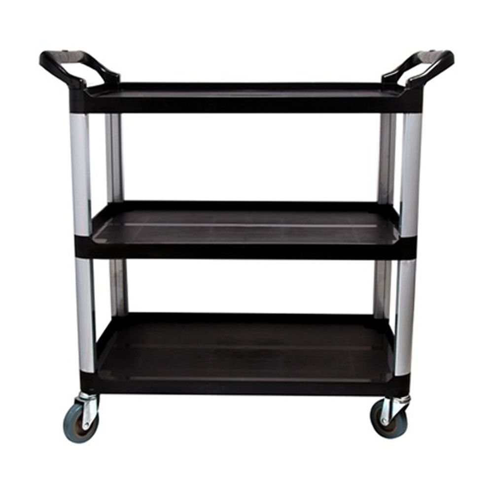 Imahe - Carro De Servicio Negro 102X50X96 Cm