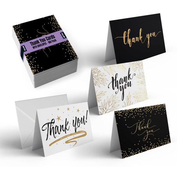 Tarjetas de Agradecimiento Better Office Products Paquete de 100 10x15 cm