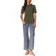 thumbnail image 2 of INSPIRE CHIC Blusas de Mujer de Color Sólido con Lazo en el Cuello, Mangas Cortas, para Regreso a Clases y Uso en el Trabajo, Verde Militar XL, 2 of 5