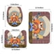 thumbnail image 3 of Sam de Yosemite Juego de 3 alfombras de baño de coral fleece: tapete de baño + alfombra de inodoro en forma de U + funda de tapa de inodoro en forma de O, 3 of 6