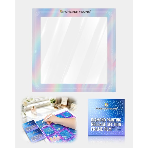 Film para Diamond Painting Forever Young 30 Hojas 10x10 cm