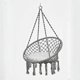thumbnail image 2 of Silla Colgante Gris Claro Cojin Blanco, 2 of 4