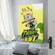 thumbnail image 3 of Johnny Test Cuadro decorativo colgante - Arte de pared - Póster enmarcado - Decoración de pared - Regalos para familia, amigos y aficionados 40*60 cm, 3 of 6