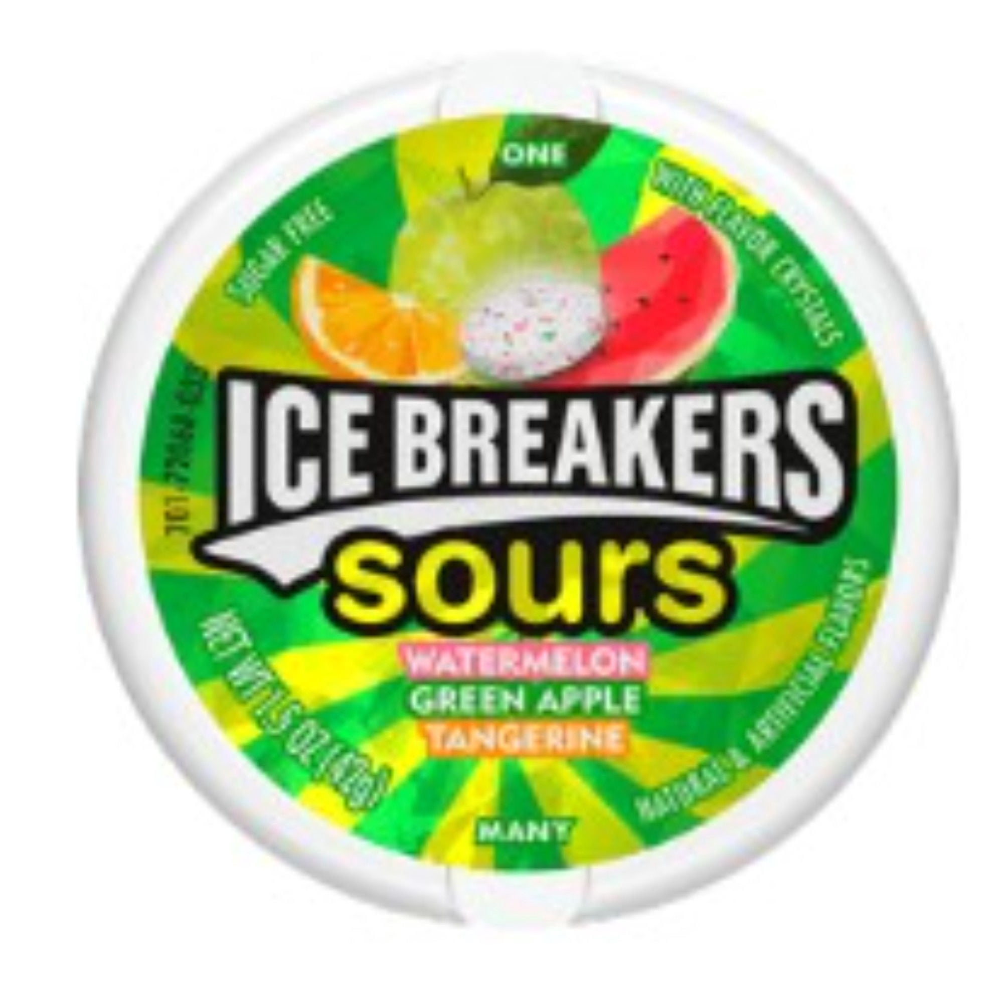 Ice Breaker Fruta Ácida Sin Azúcar 42g 42 g Ice breakers