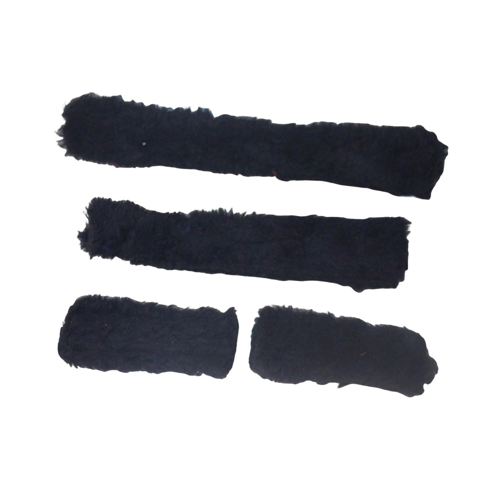 4 Fundas Para Cabestro De Caballo, Suaves, Fáciles De Mantener, De Repuesto, Transpirables, Color Negro