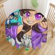thumbnail image 2 of Aphmau Mantel Redondo con Estampado Icónico de Temática, Se Adapta a la Mayoría de Mesas, Fácil de Cuidar, Regalo Perfecto para Aficionados, Amigos y Familia.152cm, 2 of 5