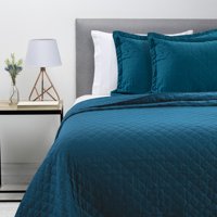 Zahr - Cubrecama Ultrasonic Color Azul 2 P