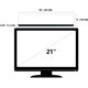 thumbnail image 2 of Pizarra de notas para monitor Yocoolfun 45 cm Acrílico – Montaje superior, 2 of 6