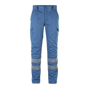 T-World - Pantalón Cargo Gabardina Con Cinta Hombre Azul Indigo