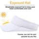 thumbnail image 3 of 2 sombreros con visera ajustable, con velcro y protección UV para deportes al aire libre para hombres, mujeres y adultos., 3 of 7