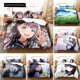thumbnail image 1 of ed Akebis Sailor Uniform Bedding Set Duvet Cover Double Twin Full Queen King Adult Kids Bedclothes Quilt CoverBed Sheets, 1 of 5