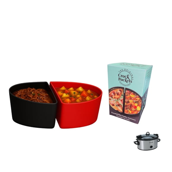 Divisores Para Olla De Cocción Lenta De Silicona 6 Qt Paquete De 2