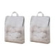 thumbnail image 1 of Bolsa de lavandería de malla fina con diseño de panal, 2 unidades, con cremallera, asa, abertura extragrande y diseño de expansión lateral. Ideal para productos de bebé, toallitas limpiadoras faciales, 1 of 5