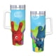thumbnail image 4 of Popiz Baby TV Vaso aislado de acero inoxidable con asa, diseño temático, regalo para familia, amigos y fans; incluye pajita y encaja en el portavasos estándar, 40 oz, 4 of 6