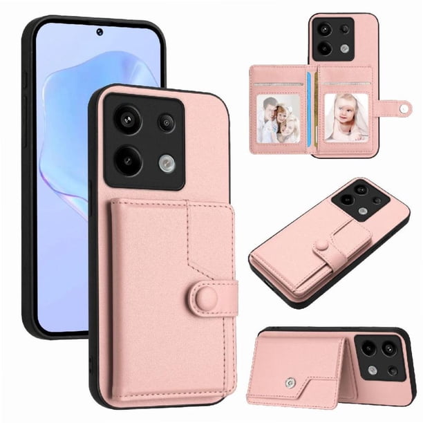 FOXDOCK Funda para Xiaomi POCO X6 con Bloqueo RFID - Diseño Elegante con Cierre de Botón