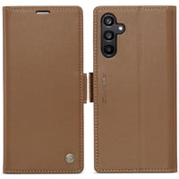 Caseme Tipo Cartera Samsung Galaxy A15 4G/5G Con Cierre Magnético, Rfid, Tarjetero, Soporte, Carga Inalámbrica