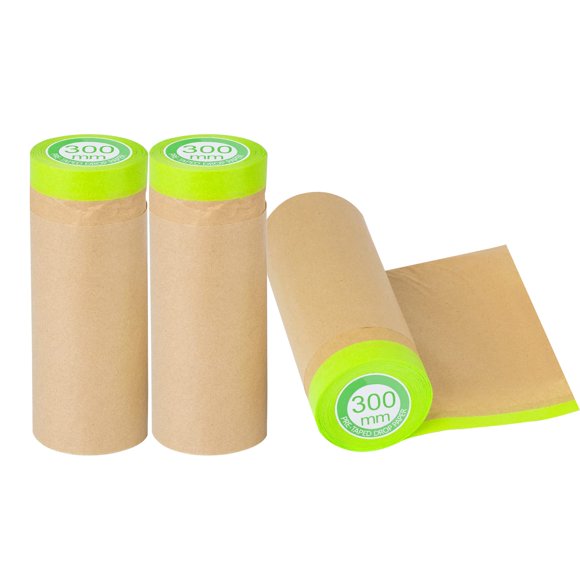 Papel de enmascarar pregrabado para pintar Tangibay 30 cm x 15 m (3 rollos)