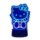 thumbnail image 2 of Lampara Ilusion 3d Hello Kitty De 7 Colores Base Touch, 2 of 6