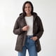 thumbnail image 1 of Parka Boulevard Mujer Café Talla 2XL, 1 of 3