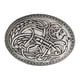 thumbnail image 1 of Norse Medieval Viking Symbol Símbolo Broche Oval Shawal Suéter Pin Silver, 1 of 2