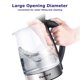 thumbnail image 3 of Hervidor eléctrico TopWit Glass 2.0L 1000W de acero inoxidable sin BPA, 3 of 7