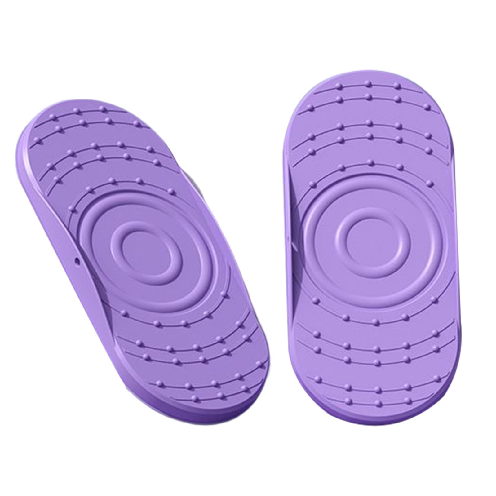 Magideal - Giratoria Portátil Para Ejercicio Aeróbico, Sin Ruido, Separado, Giratoria Para Ejercicio, Abdomen, Yoga, Caderas Y Muslos , Púrpura Violeta