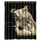 thumbnail image 1 of Cortina de ducha Rocky con ganchos, tamaño 60 x 72 pulgadas, 1 of 3