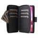 thumbnail image 3 of Funda Cartera con Cremallera y Correa para Samsung Galaxy S23 Ultra Soporte y Tarjetero Negro, 3 of 6