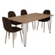 thumbnail image 4 of Comedor 6 Sillas Sin Brazo Miel - Café Oscuro, 4 of 8