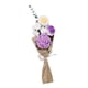 thumbnail image 3 of Ramo De Flores De Ganchillo Flores Artificiales Duraderas Por Artesanos Profesionales Violeta, 3 of 3