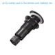 thumbnail image 5 of Botón de Interruptor de Aire para Triturador de Basura Uxcell de Acero Inoxidable 304 con Bloqueo Automático de 0.98 pulgadas de Diámetro, 5 of 5