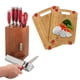 thumbnail image 3 of Juego de bloque de cuchillos New England Cutlery de 7 piezas con afilador, 3 of 4
